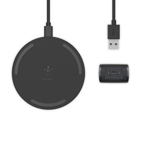 moreel Durf fluweel Belkin Boostup 10w Qi Wireless Charging Pad - Black : Target