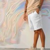 Dalix Ghost Relaxed Fleece Sweat Elastic Short Soft Mens - 4 of 4