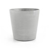 Ecopots Amsterdam Wheels Durable Modern Round Indoor/Outdoor Recycled-Based Composite Flower Pot Planter - 2 of 4