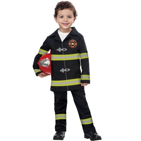 Details about   California Costumes Jr Fire Chief Toddler Costume Black/Yellow 3-4 Medium 