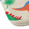 Deny Designs Carriecantwell Dinomite Dinosaurs Memory Foam Machine Washable Bath Mat - 3 of 4