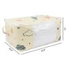 REGALWOVEN Non-Woven Fabric Organizing Bedroom Closet Storage Bags with Handles 2 Pcs - 2 of 4