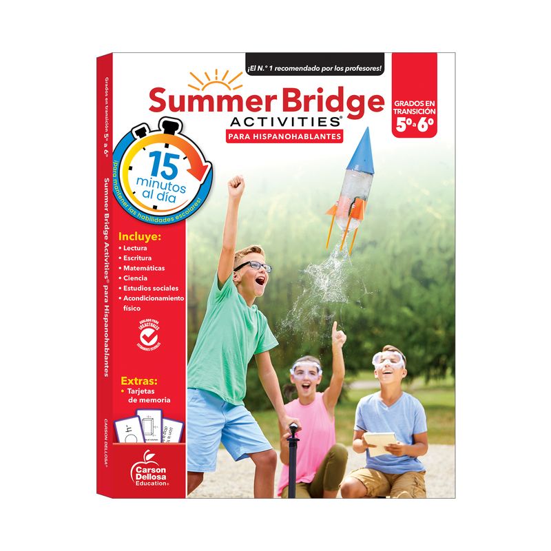 Summer Bridge Activities Spanish 5-6, Grades 5 - 6 - (Paperback), 1 of 2