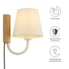 Modway Sunlit Swivel Wall Sconce, Adjustable Modern Accent - 2 of 4