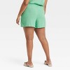 Women's Mid-Rise Linen Pull-On Shorts - A New Day™ - 2 of 3