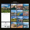 2026 Square Wall Calendar, Croatia, 16-Month Passport Collection Theme with 180 Reminder Stickers (12x12 In) - 4 of 4