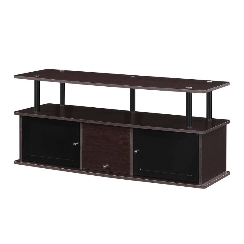 Designs2Go TV Stand for TVs up to 50" with 3 Storage Cabinets and Shelf - Breighton Home, 1 of 6