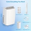 Portable Air Conditioner 14000Btu, Air Conditioner Floor Unit for Room 450-700 Sq Ft Air Conditioning, 4 in 1(Cool/Fan/Dry/Sleep),White - 2 of 4