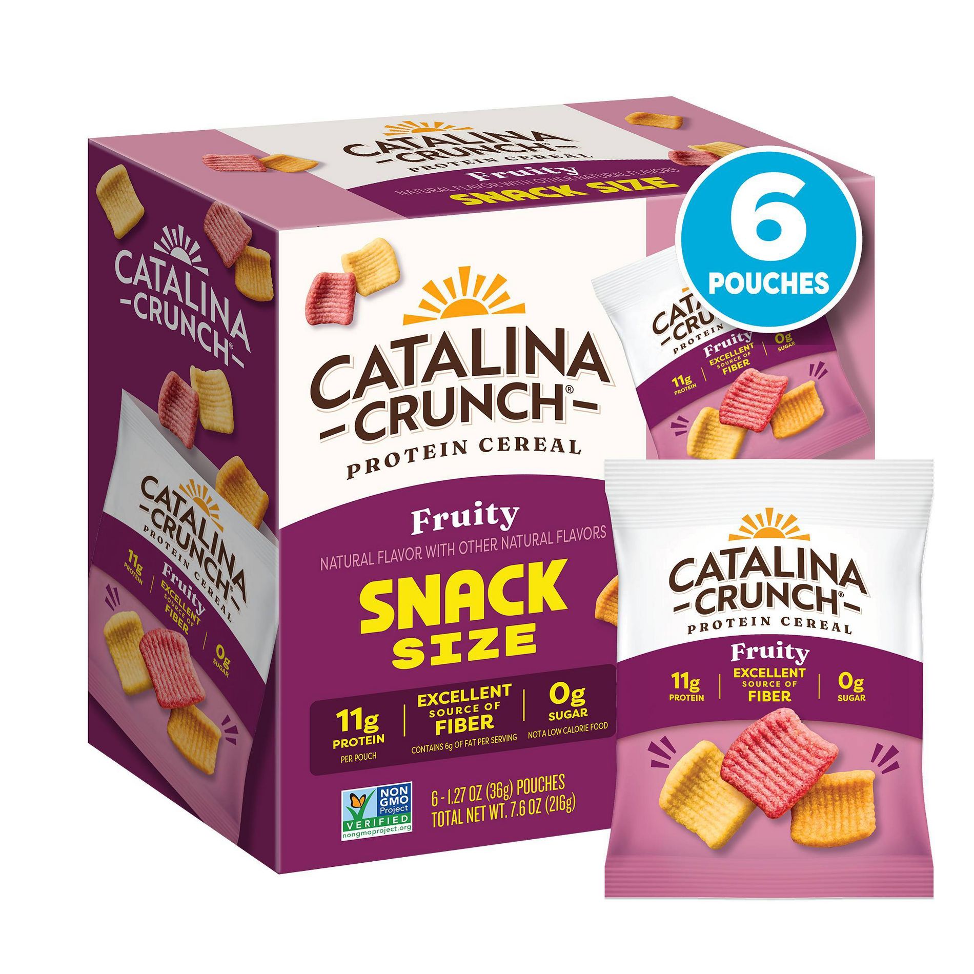 Catalina Crunch Fruity Breakfast Cereal - 7.6oz/6ct