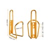 Unique Bargains Aluminum Universal Bicycle Water Bottle Cages 5.7" 2 Pcs with Screws and Wrenches - 2 of 4