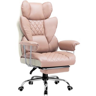 GTRACING Big and Tall Chair, Ergonomic Office Chair, Outward Fixed Soft Armrests and Footrest