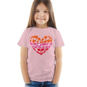 Teenaged Mutant Ninja Turtles Valentine's Totally Turtle Love Kids T Shirt For Toddler Boys And Girls, Pink - 1 of 4