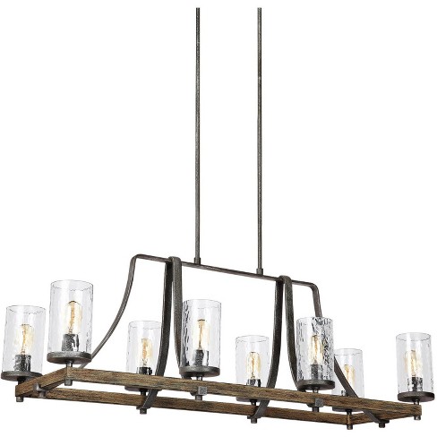 Generation Lighting Angelo 46" Wide Weathered Oak Kitchen Island Light Chandelier - image 1 of 3