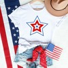 Simply Sage Market Women's Patriotic Three Star Short Sleeve Graphic Tee - 2 of 2