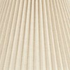 Springcrest 10 1/2" Top x 19" Bottom x 12 1/2" High x 12 1/2" Slant Lamp Shade Replacement Large Beige Empire Modern Linen Pleated Spider Harp Finial - 2 of 4