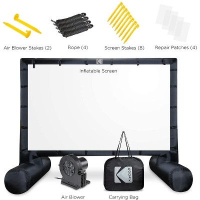 Kodak 14.5 ft Black Inflatable Outdoor Projection Screen