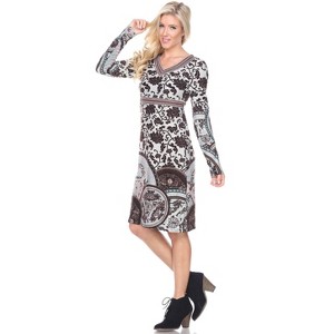 Women's Naarah Embroidered Sweater Dress - White Mark - 1 of 3