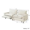 WJSHome 85'' Loveseat Power Recliner Sofa with Footrest, Oversized Cloud Modular Sectional Reclining Couches for Living Room - 4 of 4