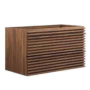 Modway Render 36" Wall-Mount Bathroom Vanity Cabinet (Sink Basin Not Included) - 1 of 4