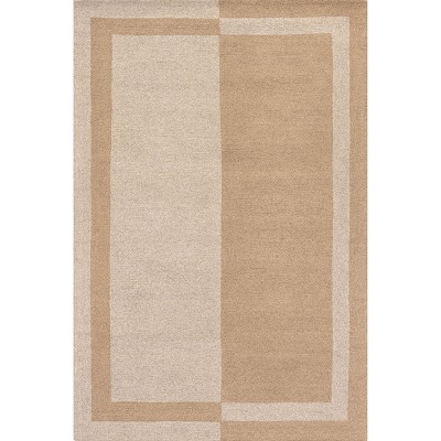 Nuloom Gino Two-Tone Bordered Wool Area Rug