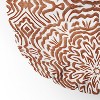 Marta Barragan Camarasa Terracotta strokes pattern Round Floor Pillow - Deny Desings - 3 of 4
