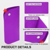 Unique Bargains Felt Soft Portable Storage Women Men Eyeglasses Bags - 4 of 4