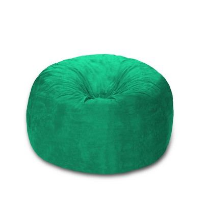 4' Bean Bag Chair with Memory Foam Filling and Washable Cover - Relax Sacks