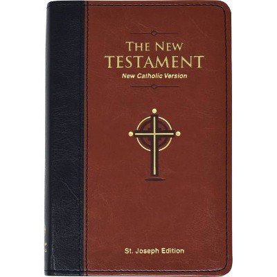 St. Joseph New Catholic Version New Testament - by  Catholic Book Publishing Corp (Leather Bound)