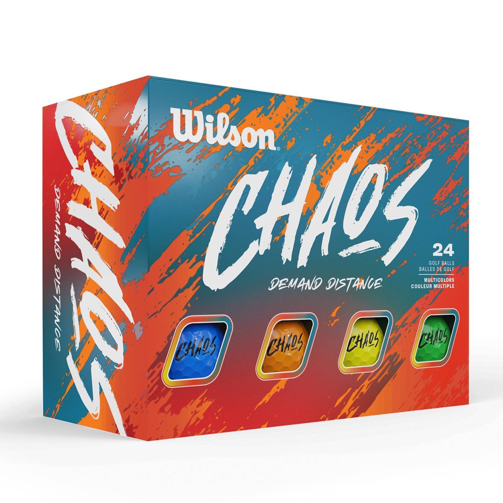Wilson Chaos Golf Balls - 24pc