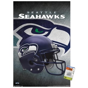 Trends International NFL Seattle Seahawks - Helmet 16 Unframed Wall Poster Prints - 1 of 4