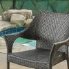 APRILSOULMIRAGE GREY PE WICKER STACKING ARMCHAIR,1PC - 4 of 4