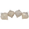 Northlight 12ct Champagne and Silver Mercury Glass Style Glass Christmas Ornament Set 3" - 4 of 4