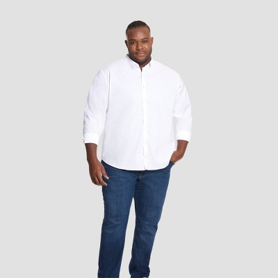 3xl white button down shirt