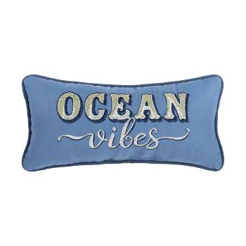 C&F Home Ocean Vibes Embroidered Throw Pillow