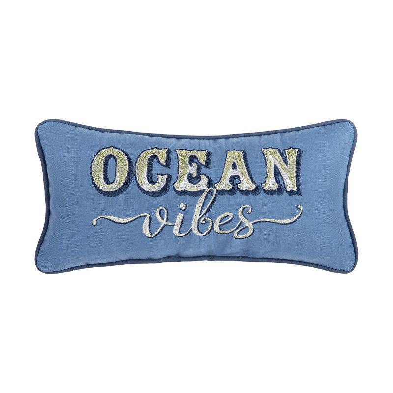 C&F Home Ocean Vibes Embroidered Throw Pillow, 1 of 5