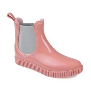 Journee Collection Womens Drip Almond Toe Rain Boots - 1 of 4