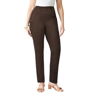 Roaman's Easy-Wear Straight Leg Jean - 1 of 4