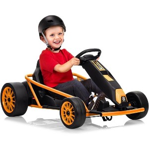 24V Go Kart for Kids 8-12 Years, 300W*2 Extra Powerful Motors, 8.1MPH High Speed Drifting with Music,Max Load 175Lbs Outdoor Ride On Toy for Teens - 1 of 4