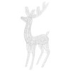 vidaXL Reindeer Christmas Decoration Cold White Acrylic - 3 x 1 x 6 ft Cold White 2-Pack - 4 of 4