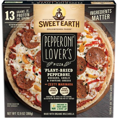 Sweet Earth Protein Lover’s Frozen Pizza with Vegan Pepperoni - 15.2oz