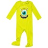 Disney Winnie the Pooh Lion King Monsters Inc. Pixar Toy Story Baby 2 Pack Sleep N' Play Coveralls Newborn to Toddler - image 3 of 4