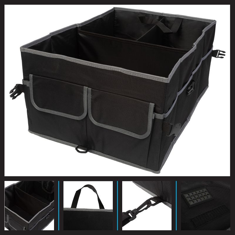 Collapsible Car Trunk Organizer Caddy by Stalwart, 4 of 7