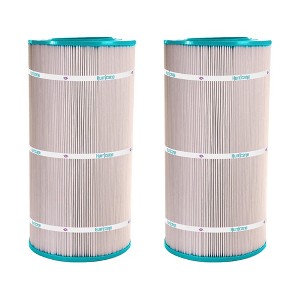 Hurricane 2 Pack HF9699-01 Advanced Pool and Spa Filter Cartridge Replacement for Unicel C-9699, PJ100, Filbur FC-1490, PJB-100, White - 1 of 4