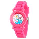 Girls' Disney Princess Cinderella Pink Plastic Time Teacher Watch - Pink