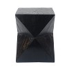 Wooakway Concrete Outdoor Side Table with Symmetric Design, Weather-Resistant Accent for Patio, Garden, or Balcony - 4 of 4