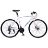 VASIP 24-Speed Hybrid Bike for Men & Women - 700C City Commuter Bicycle with Disc Brakes - Comfortable Urban Riding,Blue - 3 of 4