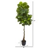 HomeStock  5.33 ft. Artificial Tree in Pot for Indoor/Outdoor - 2 of 4