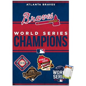 Trends International MLB Atlanta Braves - Champions 23 Unframed Wall Poster Prints - 1 of 4