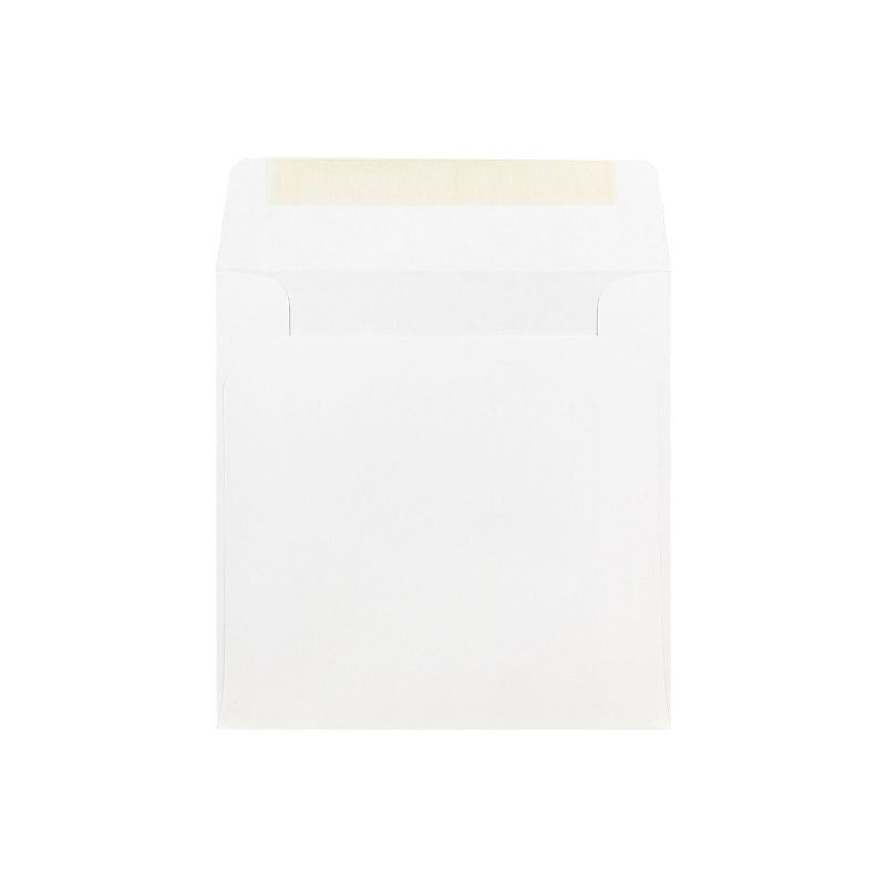 JAM Paper 6 x 6 Square Invitation Envelopes White 25/Pack (28416), 2 of 5