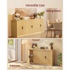 Transitional Buffet Cabinet with Fluted Doors & Adjustable Shelves - 58.3" Wide Sideboard for Kitchen/Dining Room Storage - 4 of 4